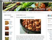 Tablet Screenshot of 4seasonsoffood.com